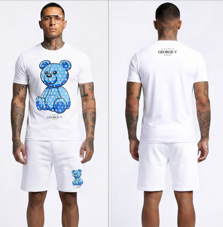 Conjunto GEORGE V - GV5109 WHT/BLUE