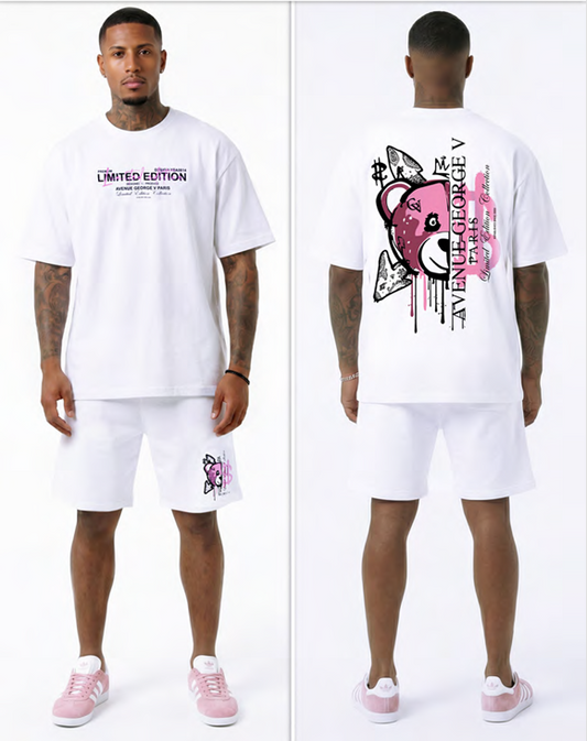 Conjunto GEORGE V - GV5108 WHT/PINK