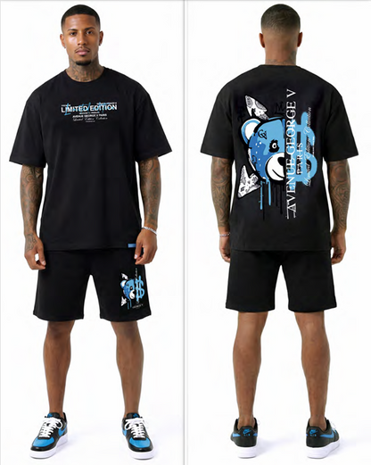 Conjunto GEORGE V - GV5108 BLK/BLUE
