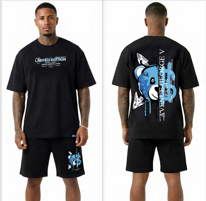 Conjunto GEORGE V - GV5108 BLK/BLUE