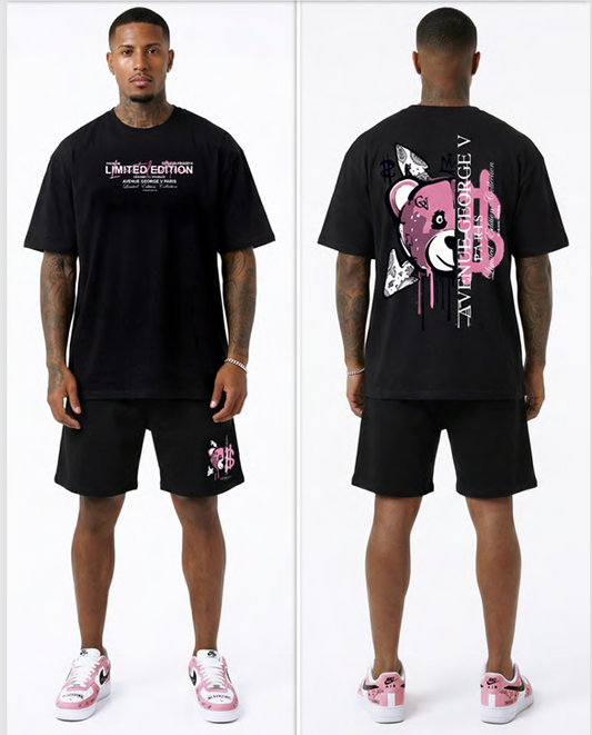Conjunto GEORGE V - GV5108 BLK/PINK