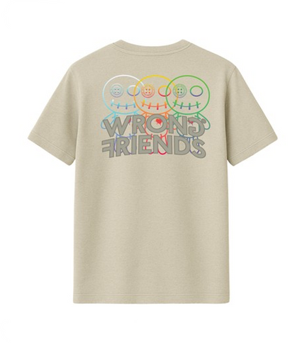 Camiseta WRONG FRIENDS - WF1326 SAND