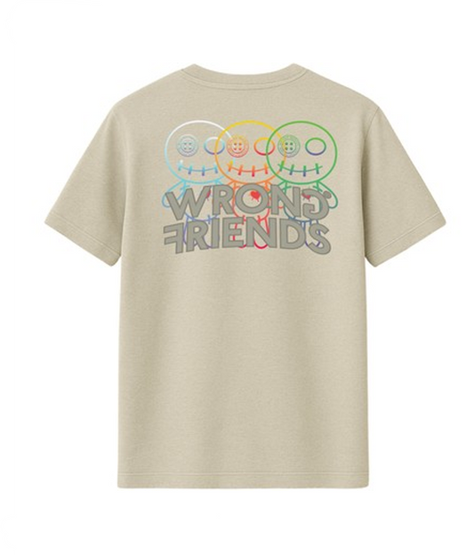 Camiseta WRONG FRIENDS - WF1326 SAND