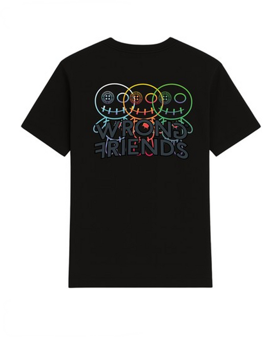 Camiseta WRONG FRIENDS - WF1326 BLK