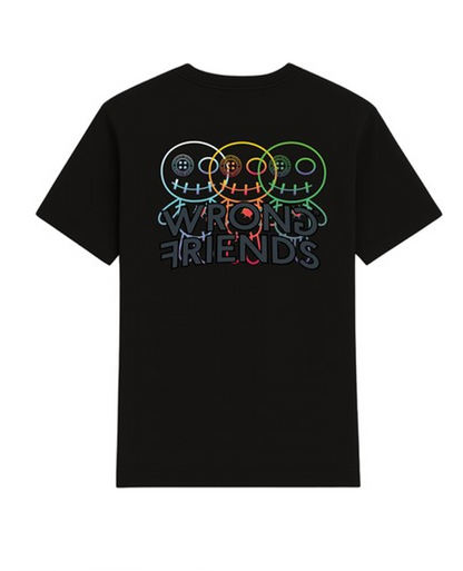Camiseta WRONG FRIENDS - WF1326 BLK