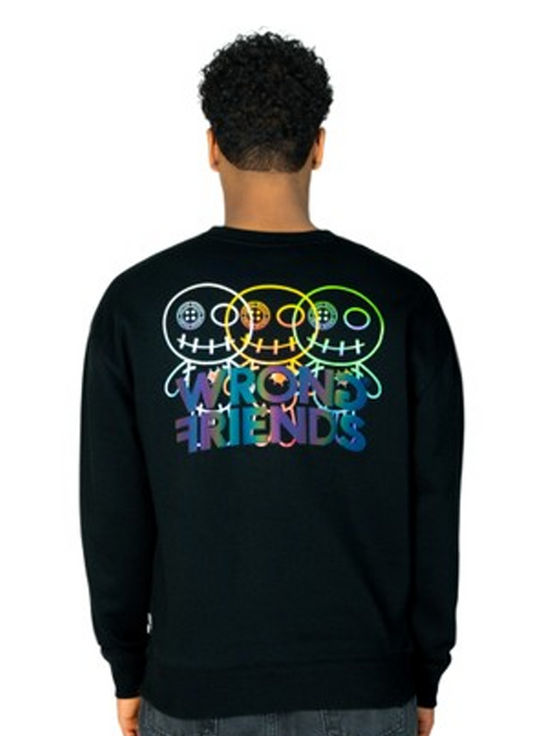 Sudadera WRONG FRIENDS - WF1325 BLK