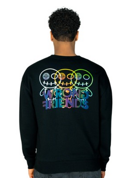 Sudadera WRONG FRIENDS - WF1325 BLK