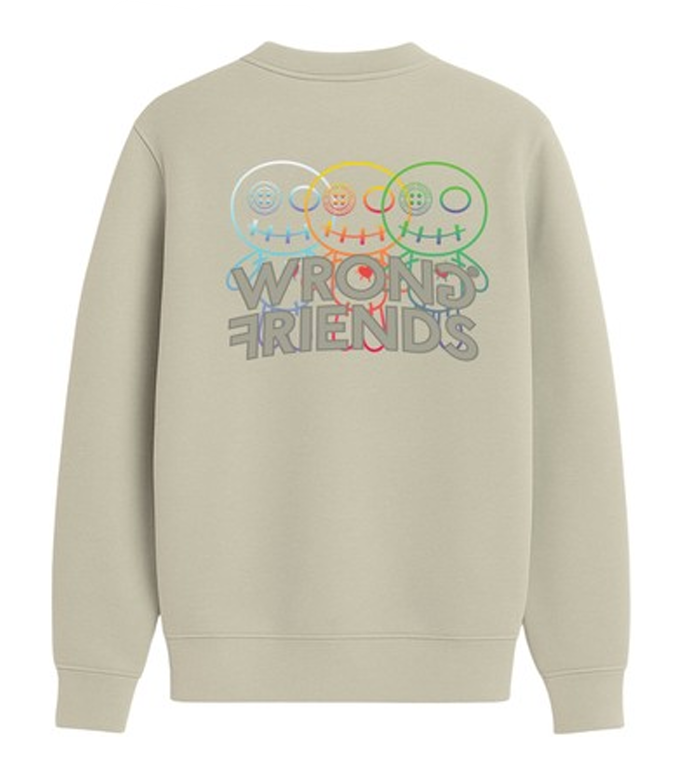 Sudadera WRONG FRIENDS - WF1325 SAND