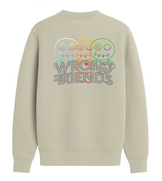 Sudadera WRONG FRIENDS - WF1325 SAND