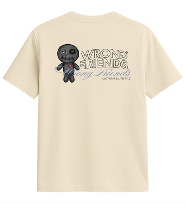 Camiseta WRONG FRIENDS - WF1330 SAND
