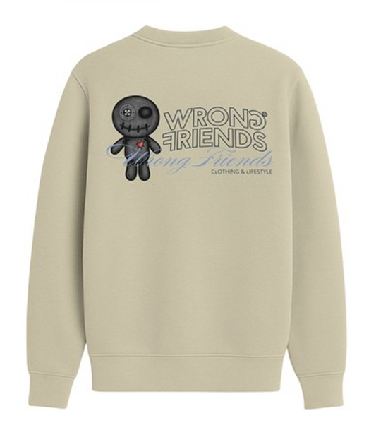 Sudadera WRONG FRIENDS - WF1329 SAND