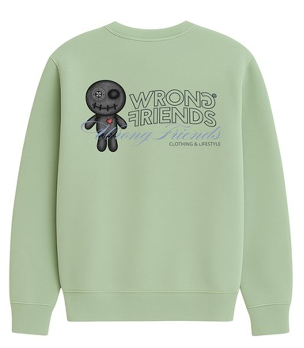 Sudadera WRONG FRIENDS - WF1329 L.GREEN