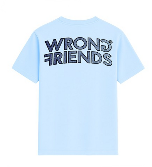 Camiseta WRONG FRIENDS - WF1328 L.BLUE