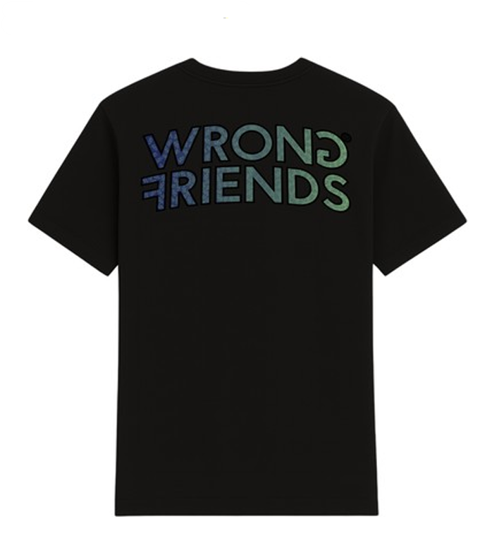Camiseta WRONG FRIENDS - WF1328 BLK