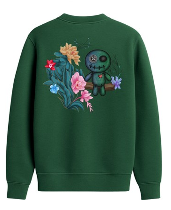 Sudadera WRONG FRIENDS - WF1321 D.GREEN
