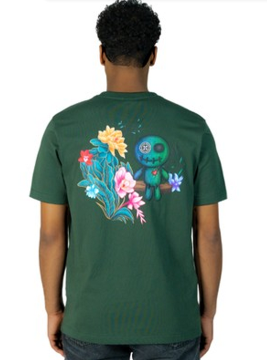 Camiseta WRONG FRIENDS - WF1322 D.GREEN