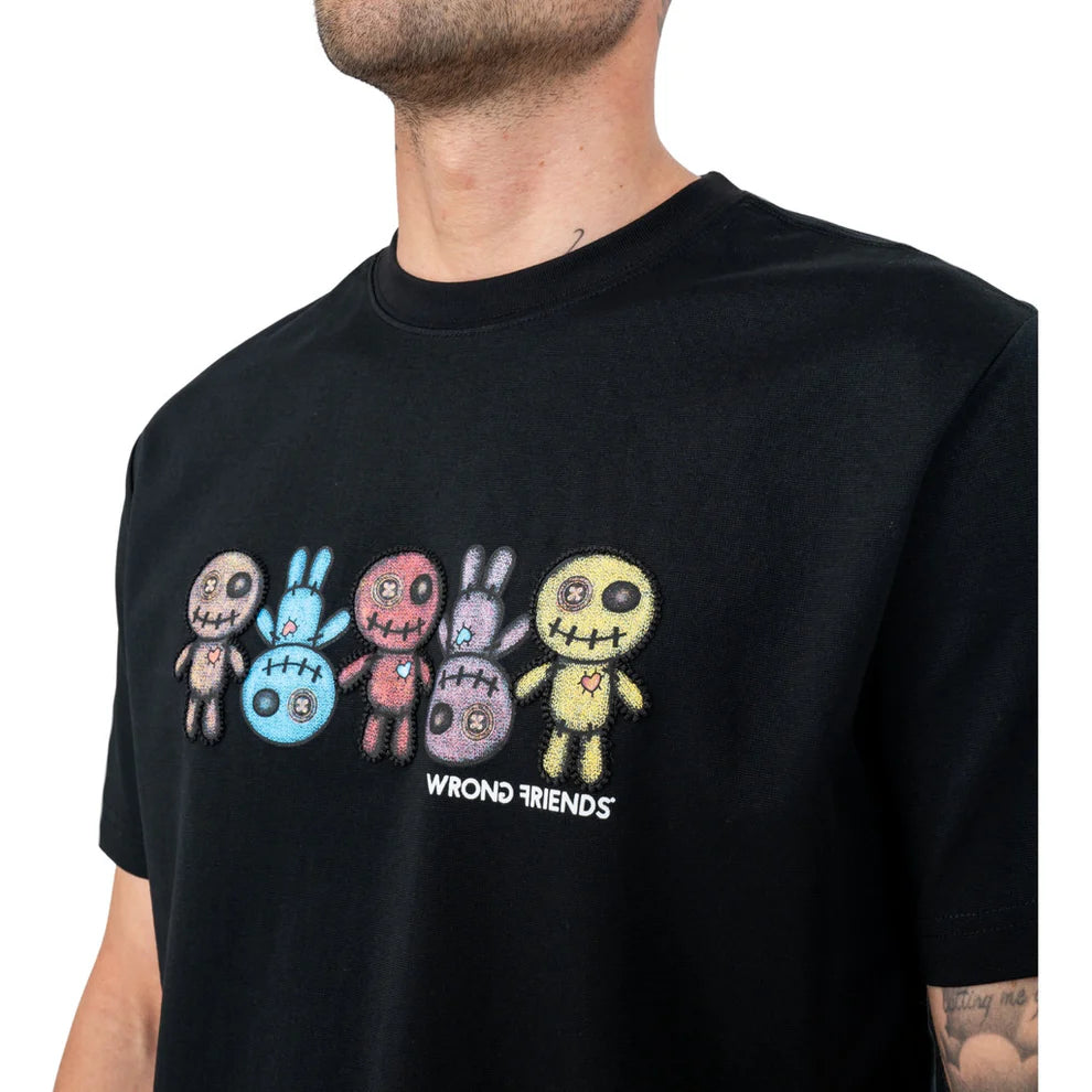 Camiseta WRONG FRIENDS - WF1224 BLK