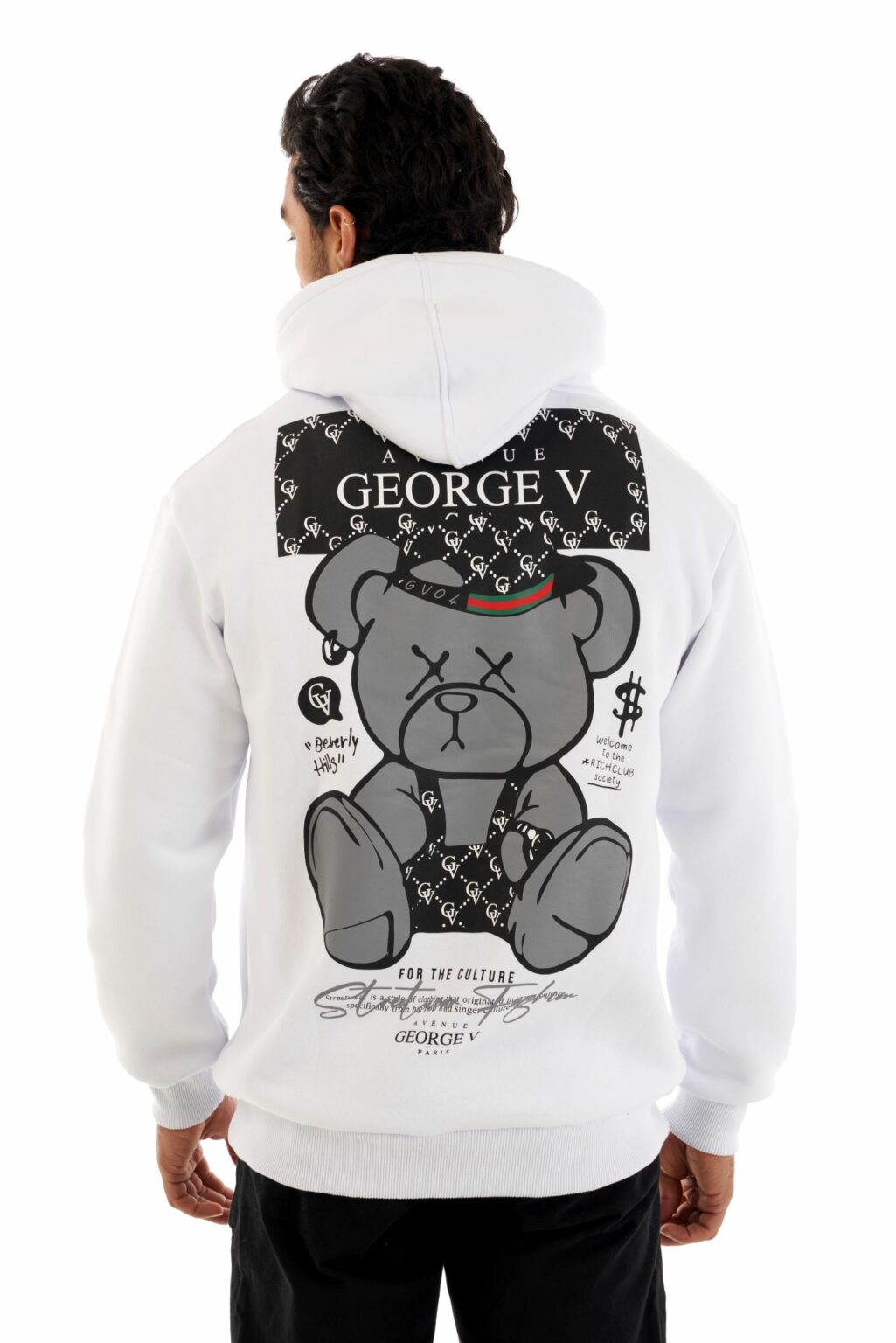 Sudadera GEORGE V - GV10034 WHITE