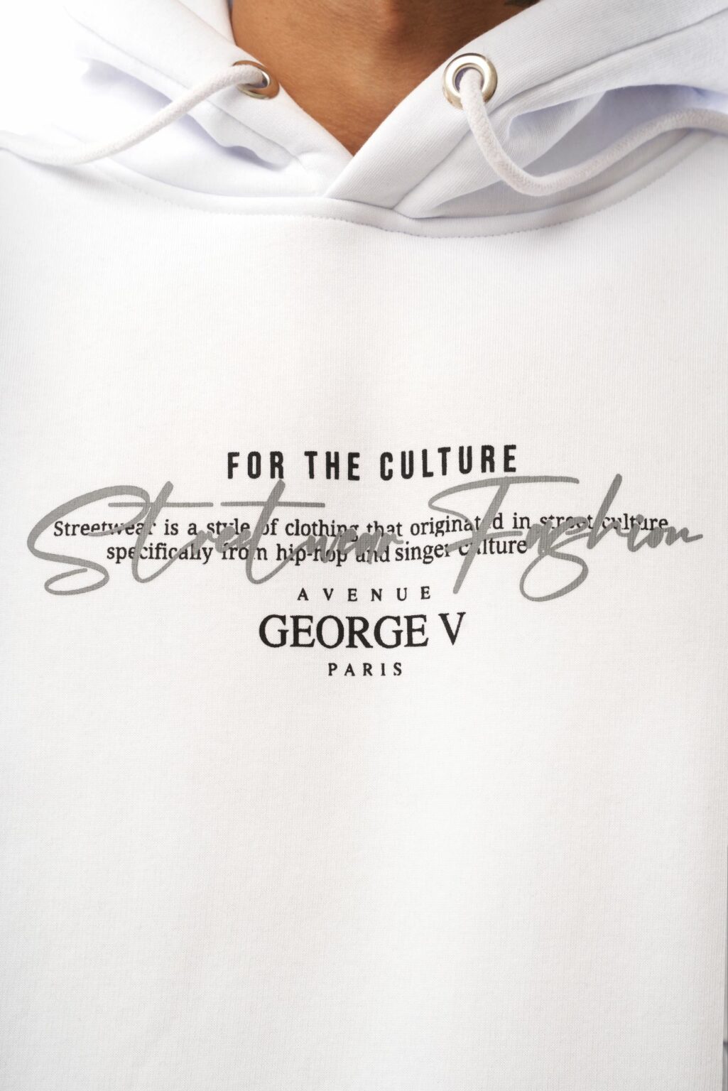 Sudadera GEORGE V - GV10034 WHITE