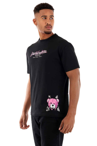 Camiseta GEORGE V - GV10057 BLACK/PINK