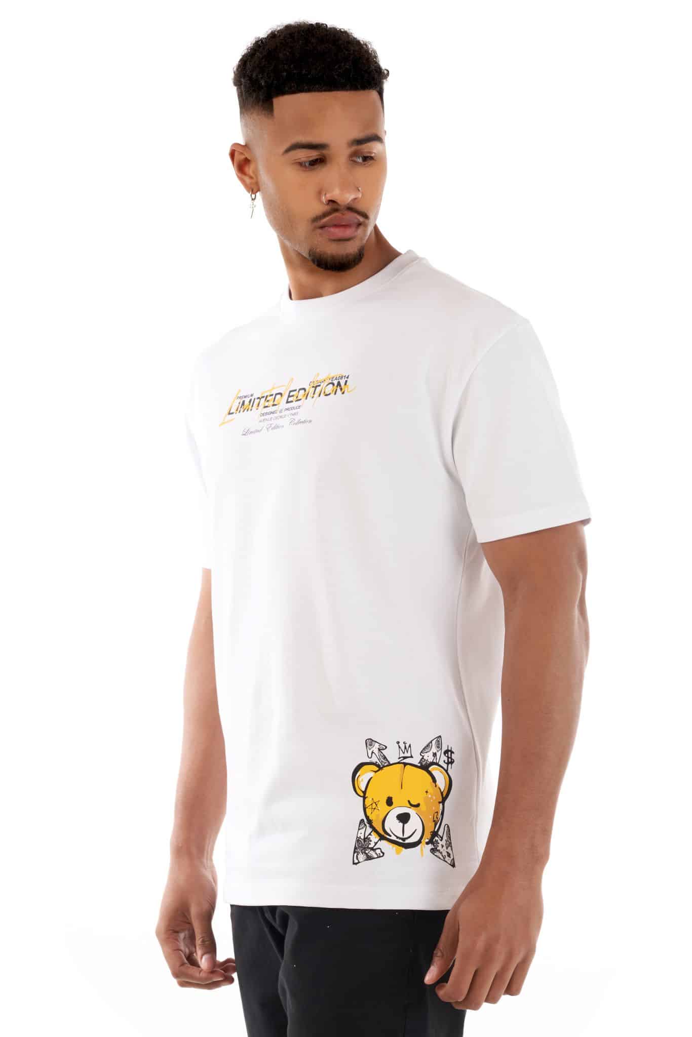 Camiseta GEORGE V - GV10057 WHT/YELLOW