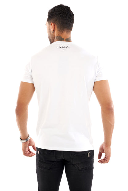 Camiseta GEORGE V - GV2387 WHITE/GOLD