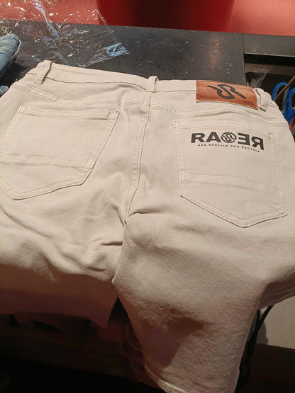 Bermudas sarga RA-RE - POL OFFWHITE