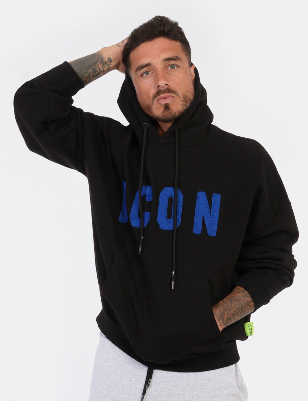 Sudadera ICON - IU9055F NEGRO