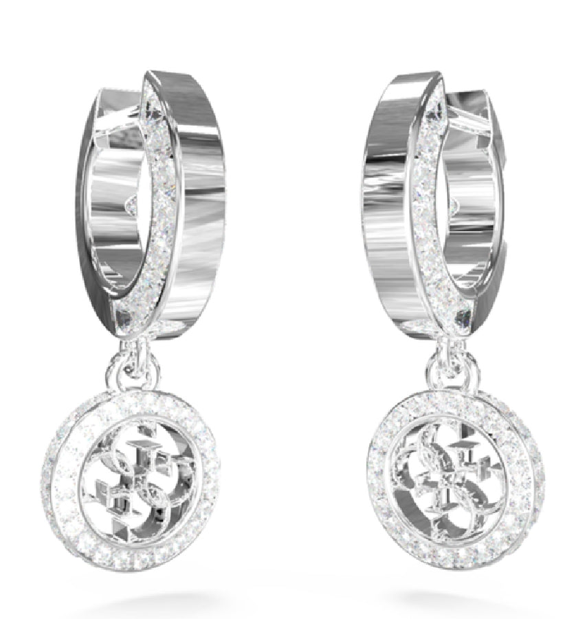 Pendientes GUESS 4G plata - JUBE04165JWRH