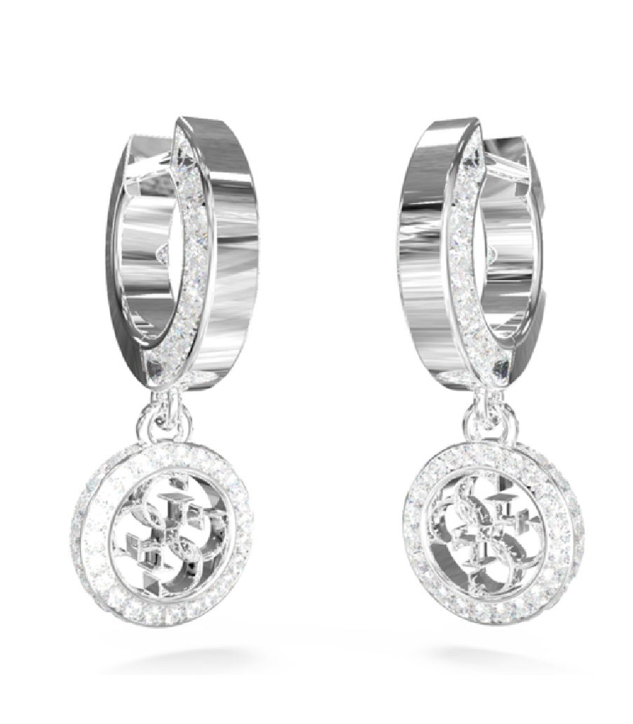 Pendientes GUESS 4G plata - JUBE04165JWRH