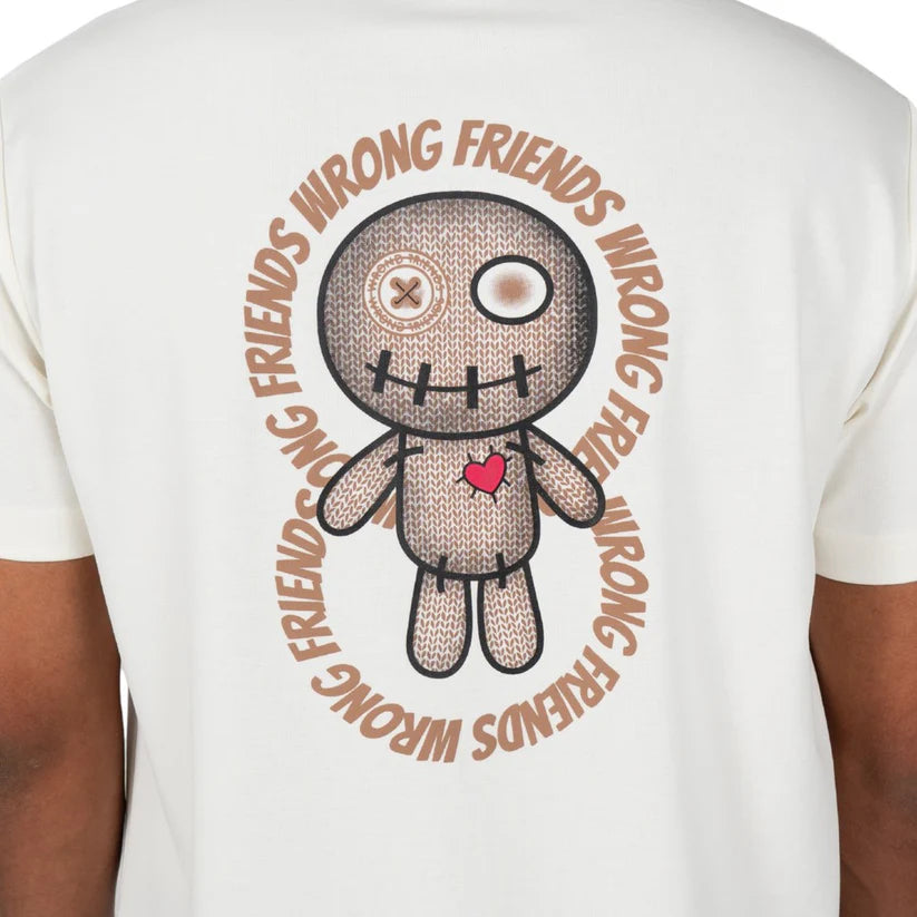 Camiseta WRONG FRIENDS - WF1194 BEIGE