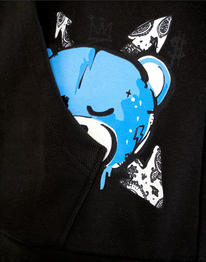 Sudadera LOUIS VENDOME - L05 BLACK/BLUE