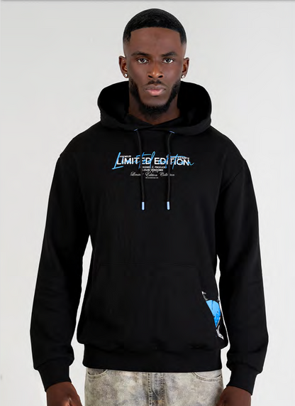 Sudadera LOUIS VENDOME - L05 BLACK/BLUE