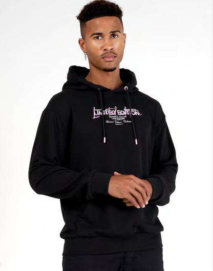 Sudadera LOUIS VENDOME - L05 BLACK/PINK