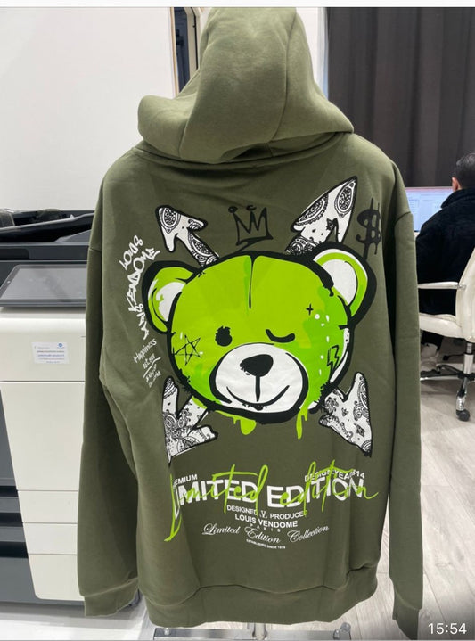 Sudadera LOUIS VENDOME - L05 KAKI GREEN