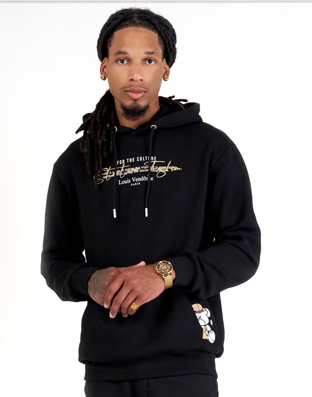 Sudadera LOUIS VENDOME - L19 BLACK