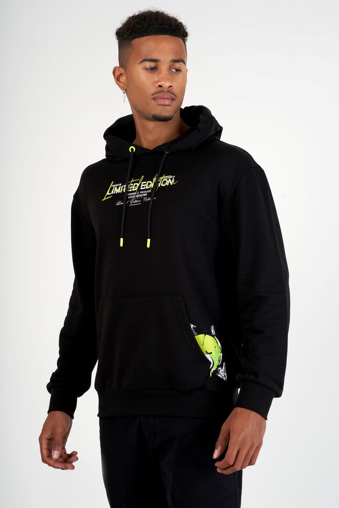 Sudadera LOUIS VENDOME - L05 BLACK/GREEN