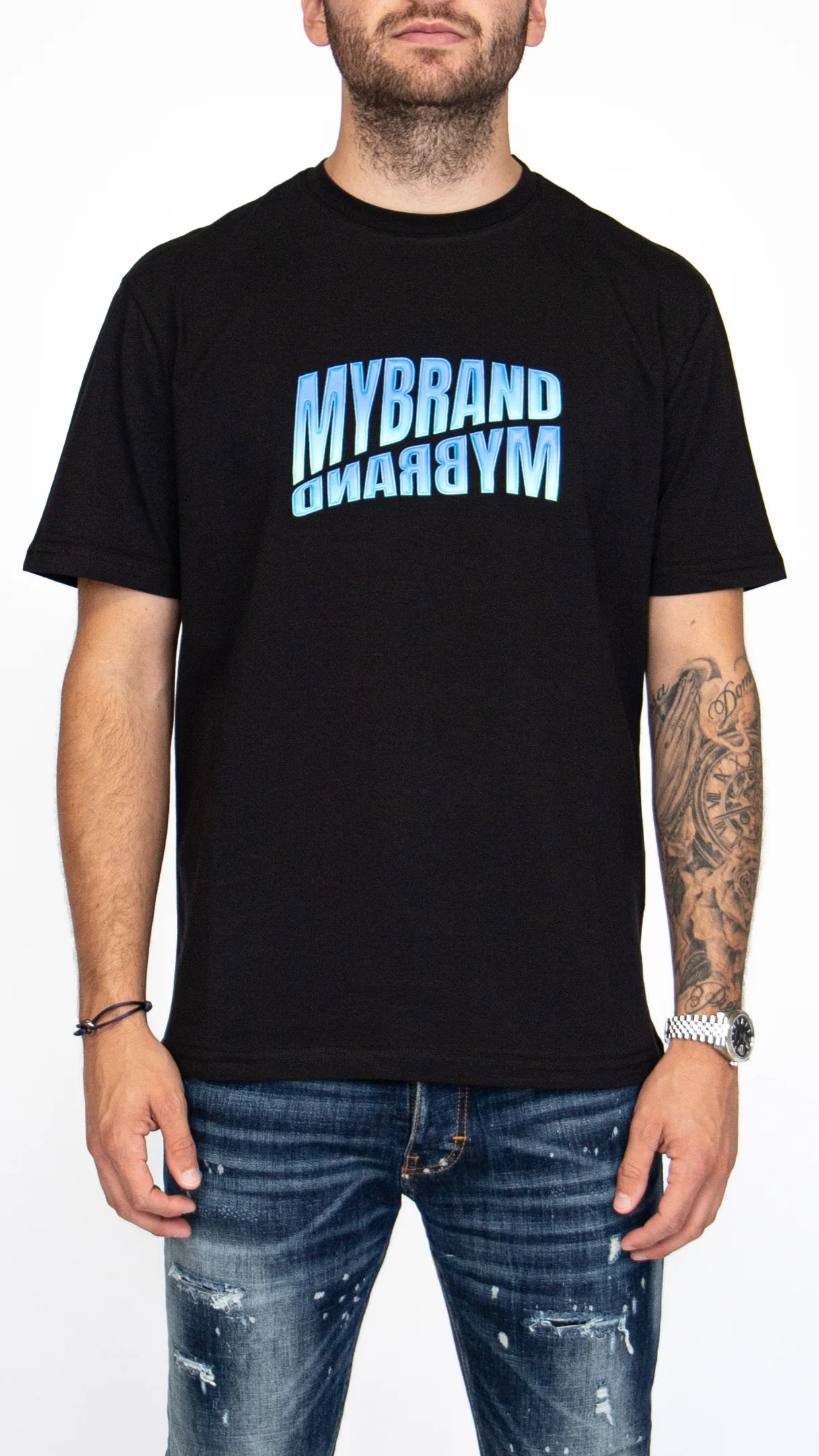 Camiseta MYBRAND - 019MMB2024-018 BLK