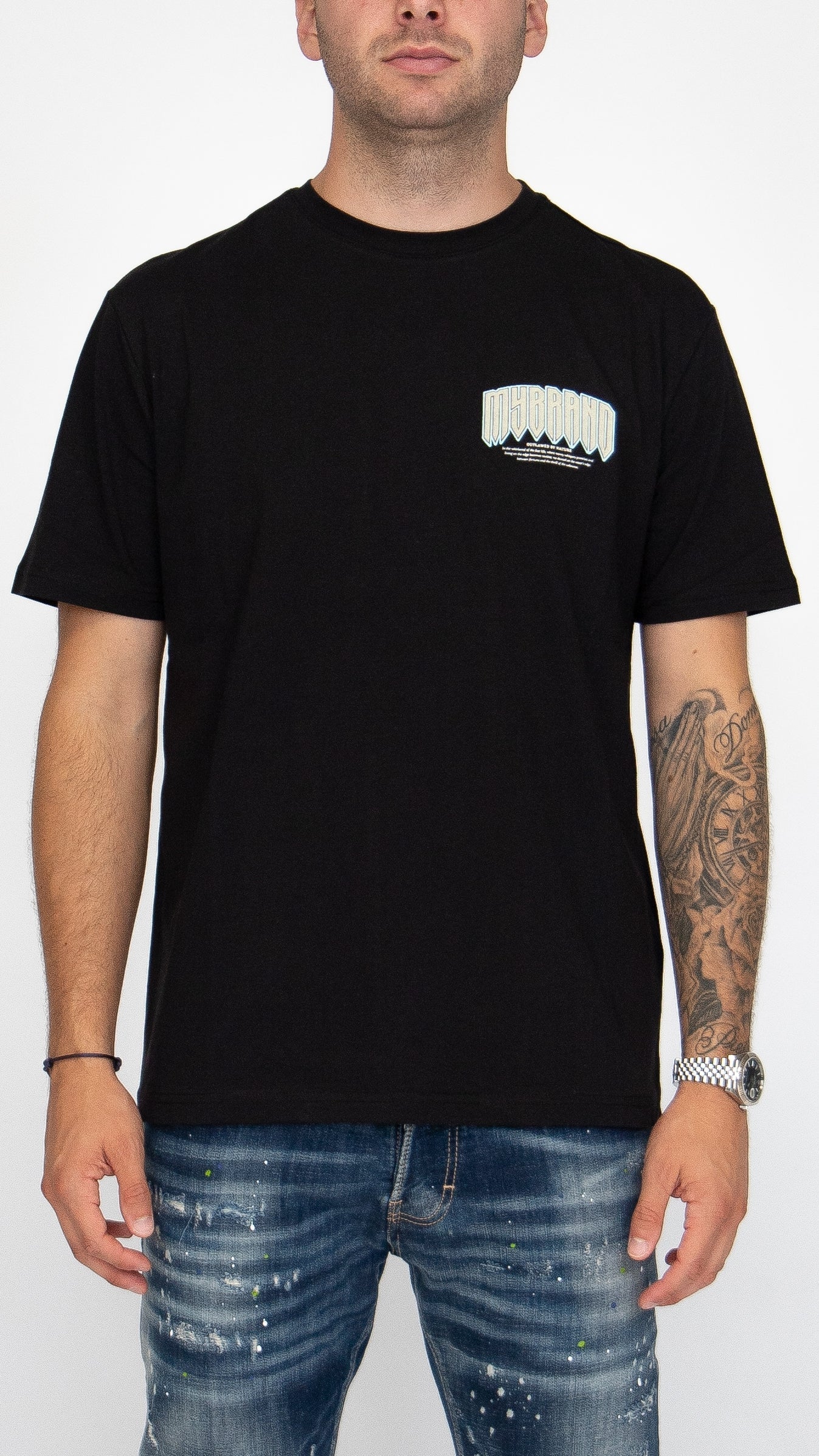 Camiseta MYBRAND - 019MMB2024-024 BLK