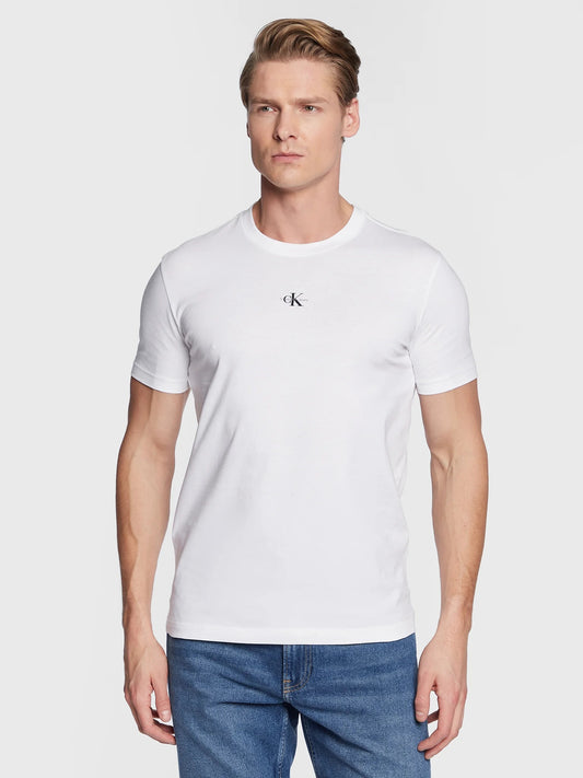 camiseta blanca hombre calvin klein