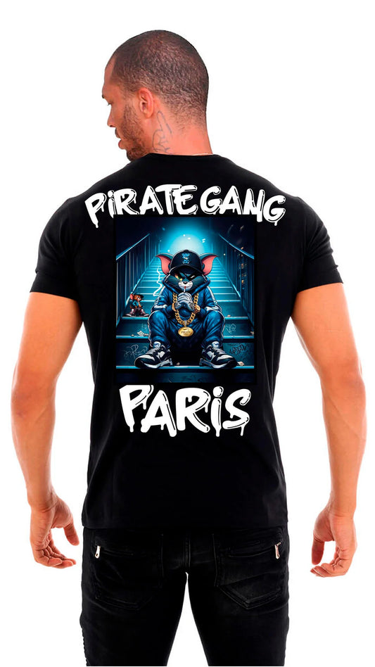 Camiseta PIRATE - GJ-2007 NEGRO