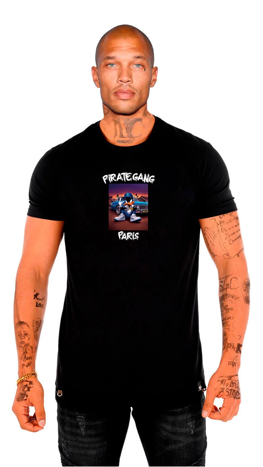 Camiseta PIRATE - GJ-2013 NEGRO