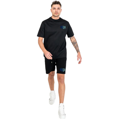 Bermuda WRONG FRIENDS - WF1314 BLK/BLUE