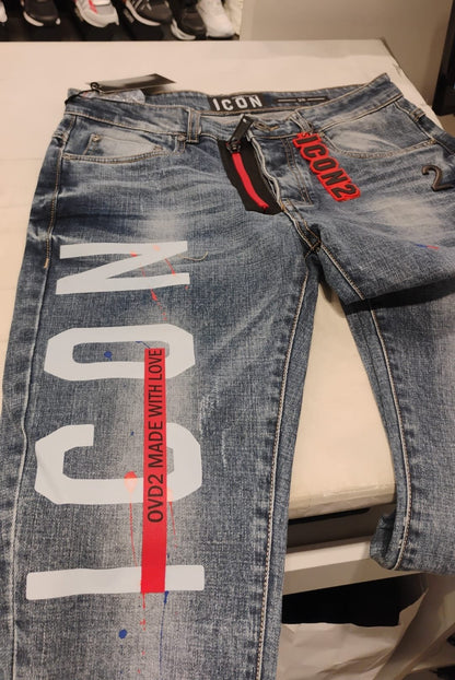 Tejano OVDS - 2404PRINT DENIM