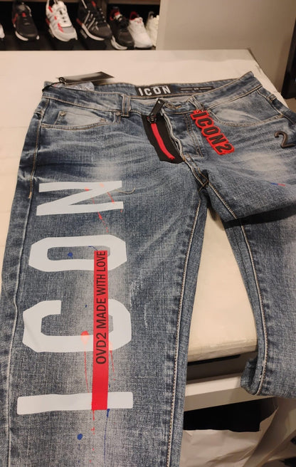 Tejano OVDS - 2404PRINT DENIM