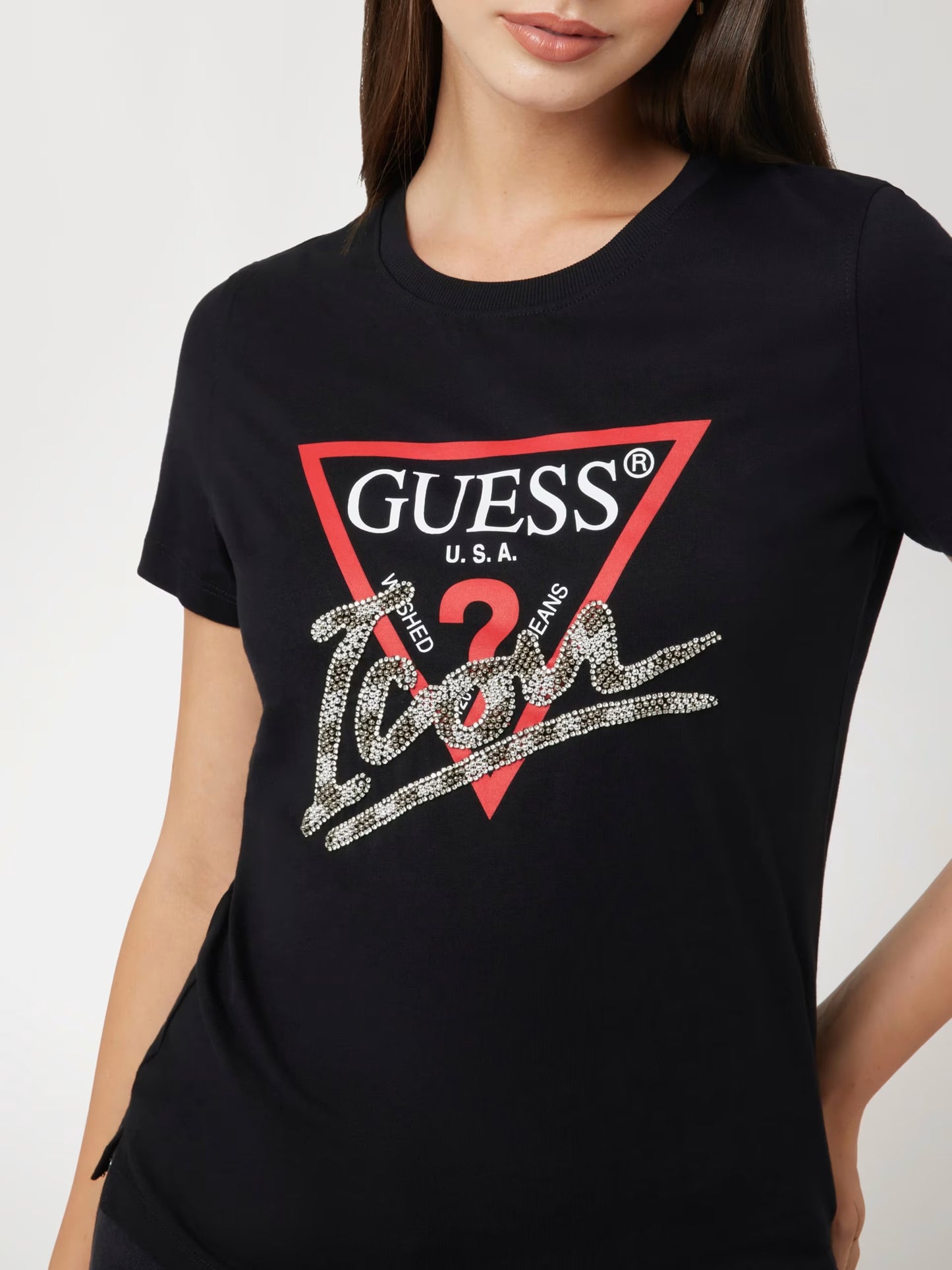 Camiseta GUESS - W4BI20 I3Z14 JBLK