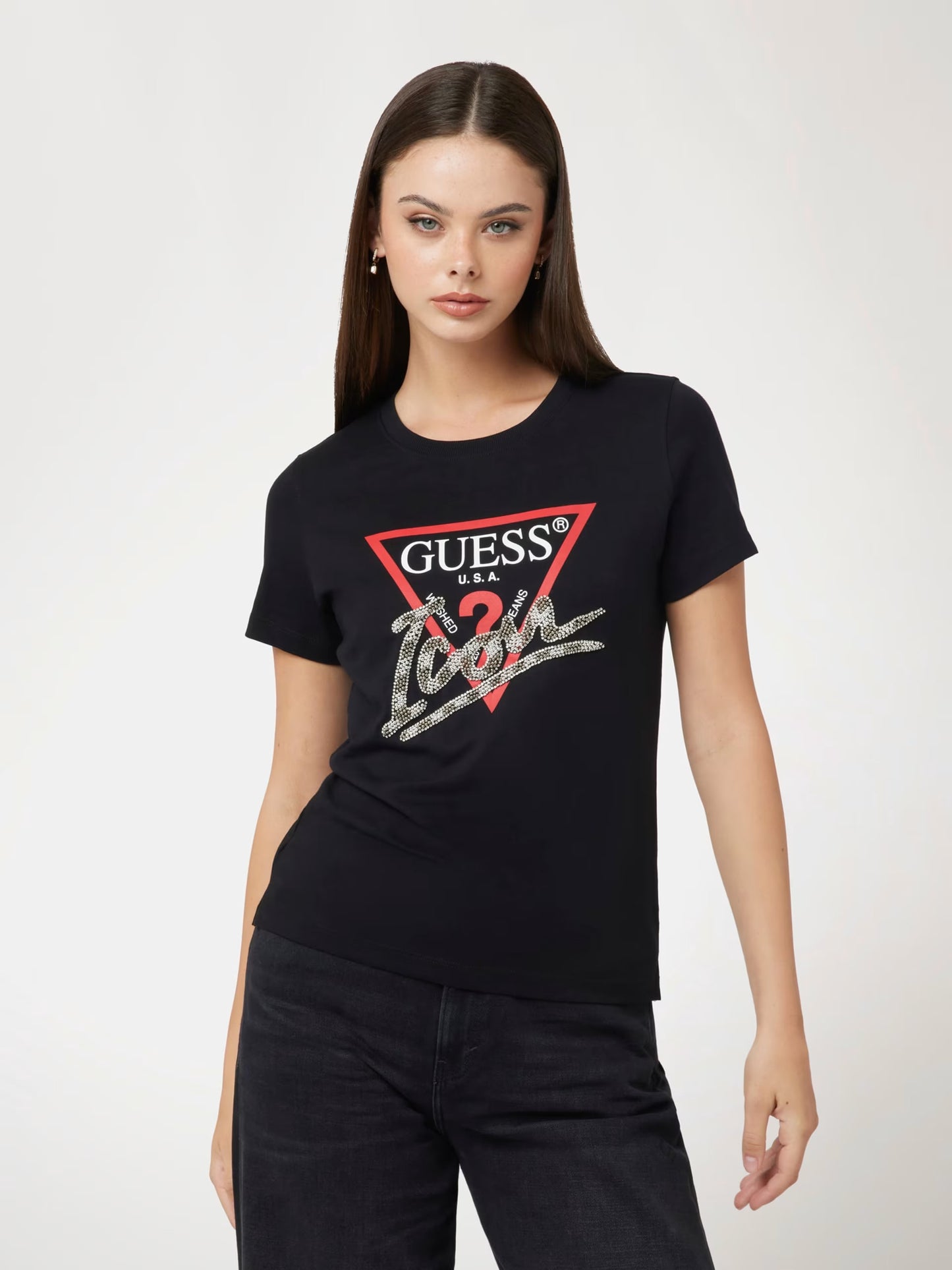 Camiseta GUESS - W4BI20 I3Z14 JBLK