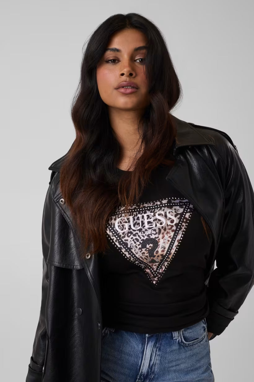 Camiseta GUESS - W6BI26 K6047 JBLK