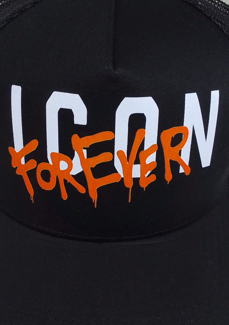 gorra negra icon forever