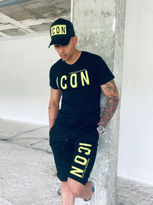 Conjunto OVDS - 21088BASIC NEGRO/AMARILLO